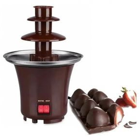 Máquina para hacer fondue de chocolate, máquina de fuente de chocolate,  torre decorativa de chocolate derretido para máquina de cascada de  chocolate