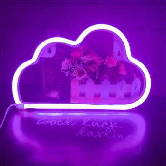 LED Cloud Neon Light Light Night Lamp Wall Art Room Party 
