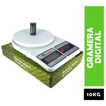 Balanza gramera- bascula cocina digital peso maximo 10kg GENERICO