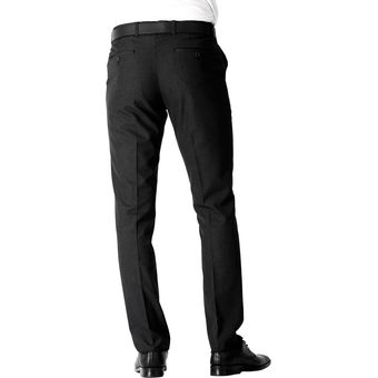 Pantalón De Vestir Gris Oxford De Hombre