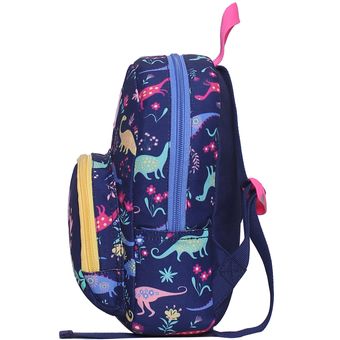 Mochila Infantil Pony 20 Dino Girl Azul Head 