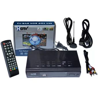 TDT HD Decodificador Digital Terrestre DVB-T2 4K HDTV Receptor Alta  Definición