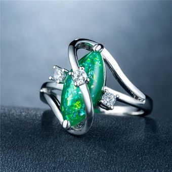 Anillo De Joyería De Plata Jellystory925 Con Piedras De 