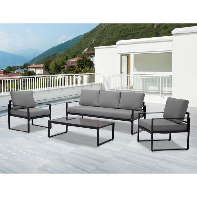 Juego Terraza Just Home Collection 505.0480.000-Gris.