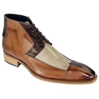 brown#Zapatos de piel sintética para hombre para primavera HG127 botas Brogue clásicas Vintage informales calzado de vestir con flecos y tacón bajo 