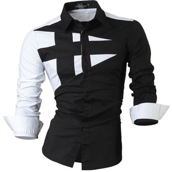 Camisas blanco y negro hombre new arrivals