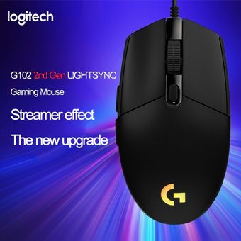 Logitech G102 LightSyncProdigy segunda generación del mouse con cable del juego 