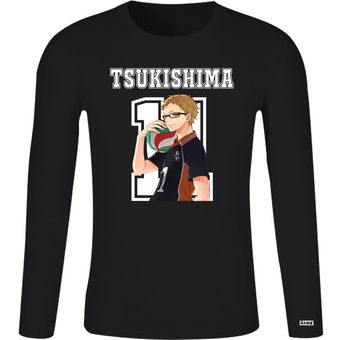 Nuevo estilo Tsukishima Kei tee Anime T camisa Funko Pop ropa de hom.. 