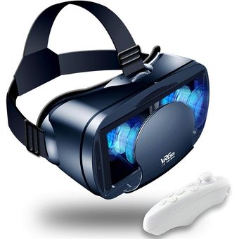 Gafas VR con mando a distancia para visión 3D y videojuegos