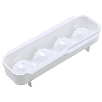 Silicona cubo de hielo máquina de hielo de la bandeja de caramelo de la torta de la forma redonda del cubo de hielo Bandejas Moldes 