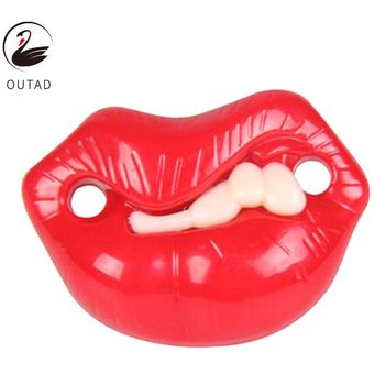 Baby silicone pacificador divertido pacificador de conejo dientes chupete barba chupete Baby silicone pacificador divertido pacificador de conejo dientes chupete barba chupete
