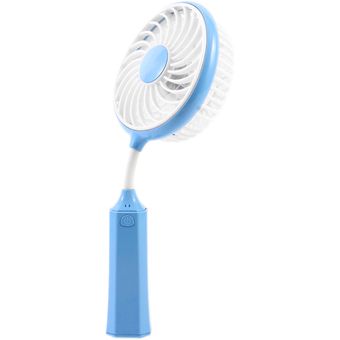 Portátil Mini Fuente de alimentación dual Ventilador de enfriamiento Ventilador de mano USB 