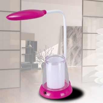 Lámpara de estudiante de Dormitorio Dimmable Dimmable Touch Sensible Creative con titular de la pluma 