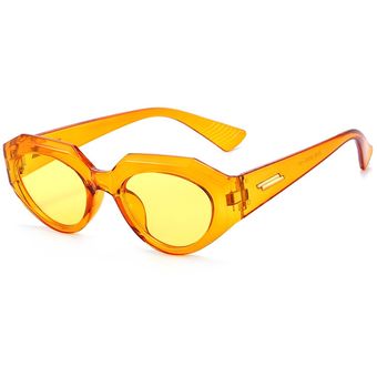 Gafas de sol de ojo de gato diseñadoras de marcos retro,mujer 