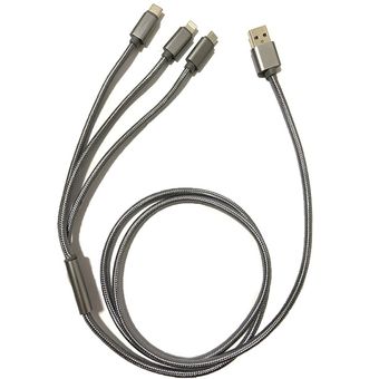 Aurículares Bluetooth Lenovo LP40 TWS y cable de datos USB 3 en 1 