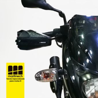 CubreManos Hand Saver Moto Pulsar 180 Cortavientos Protector - Negro