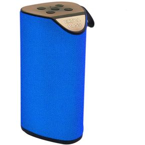 Parlante Bluetooth Recargable Con USB/TF/FM Azul Generico
