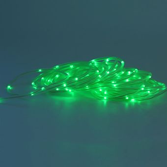 Tubo transparente impermeable 10m 100 LED Lámparas al aire libre LED Luz de cadena LED 