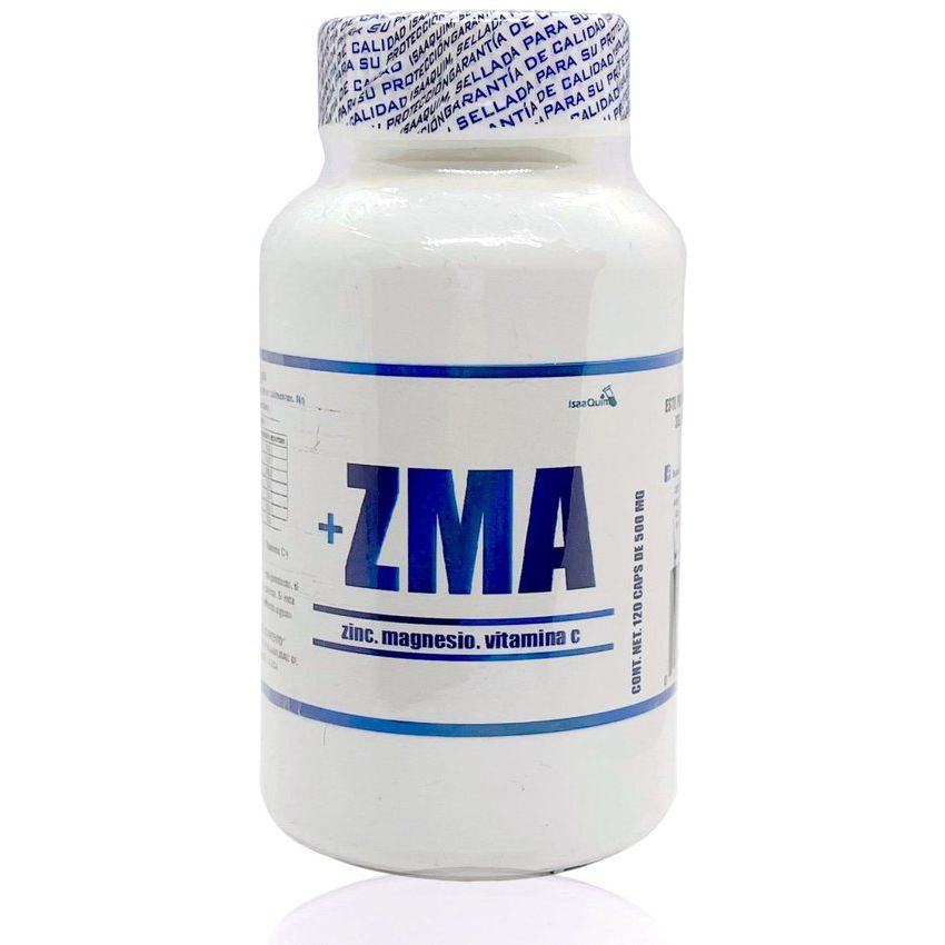 Citrato de Magnesio 120 tabletas 500 mg ZMA IsaaQuim