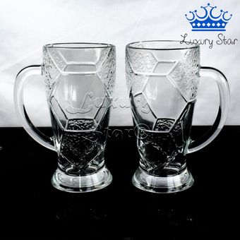 Pack X2 Jarras Cervecera Vaso Cervecero 1 Litro cristal