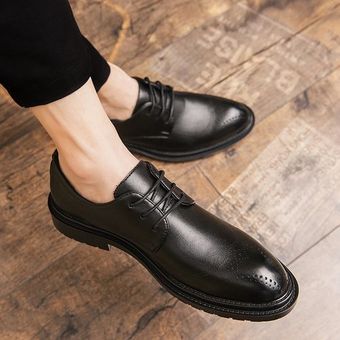Mens Fashion Oxfords Shoes Formal Business Shoes 