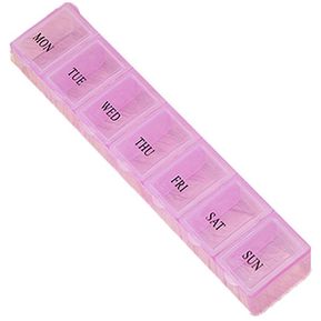 7 Lattice Weekly Medicine Pill Box Recipiente para tabletas...
