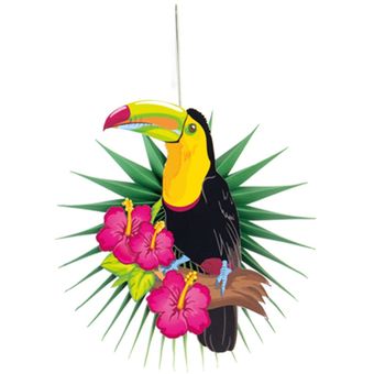 decoración de fiesta de cump Adornos Hawaianos para fiesta Tropical 