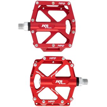 Pedales para bicicleta BMX 1 2 aluminio rojo ALNC 548 HS Linio