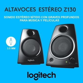 Altavoces Logitech Z130 con Sonido Nítido y Graves Profundos LOGITECH