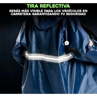 Impermeable Moto Traje Chaqueta Pantalón Reflectivo RF CY5 – Cómpralo en  casa