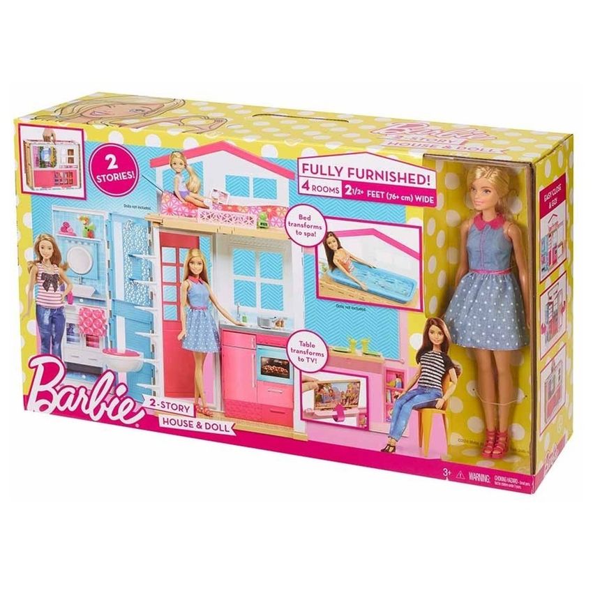 casa de barbie glam 2 pisos