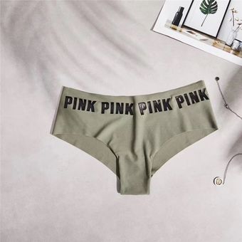 De Pantalones Exclusivos Sexys Sin Costuras Letras Rosadas 