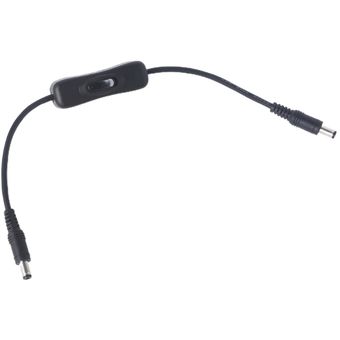 Safe-Cable de alimentación de 5,5x2,1mm Compatible con Cable de ali 