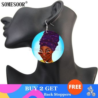 Somesoor Both Sides Printed Afro Queen African Fabric Style 