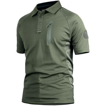 Camiseta militar para hombre camiseta de camuflaje de la fuerza del ejército camisetas de manga corta con bolsillo transpirable 