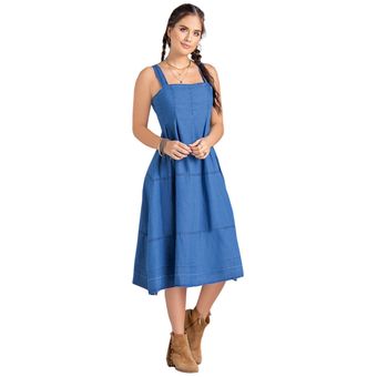 Vestido discount juvenil azul