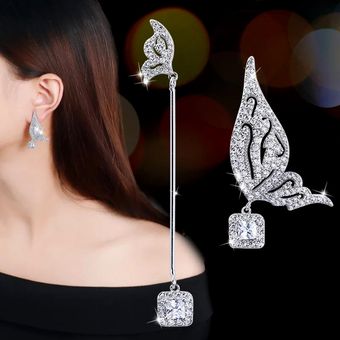 Sra Leeker Pendientes De Mariposa Asimétricos Pendientes De 