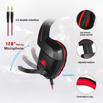 Auriculares Gamer Phoinikas H1 PC PS4 Con Micrófono