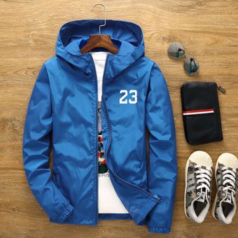 sudadera cortaviento（#blue） marca de chaqueta para hombre moda primavera y verano  23 