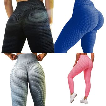 Butt elevación anti celulitis de las polainas para mujeres de cintura alta pantalones de yoga y entrenamiento gris 