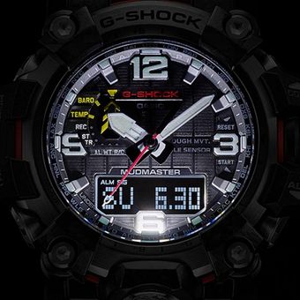 Casio GWG1000-1A3 G - Reloj digital analógico resistente a los golpes  (G-Shock) para hombre, solar, gris