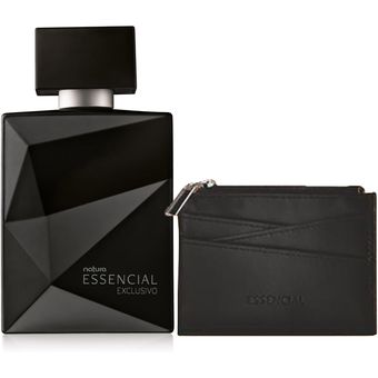 Regalo Essencial Exclusivo Perfume y Tarjetero Masculino - N | Knasta Perú