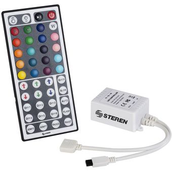 Controlador p/tira de LED RGB control remoto MODLED-010 Steren 