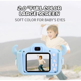 regalos para niños batería de 600mah pantalla a Color Cámara Digital para niños 1080P HD2.0 pulgadas juguete Selfie Dual videojuego 