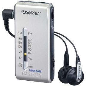 Radio estéreo analógica Walkman compacta Sony SRF-S84 FM/AM