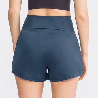 Running Pantalones Cortos de Yoga con Bolsillo Lateral GRAT.UNIC Pantalón Corto Deportivo para Mujer Fitness Mallas Deportivas 
