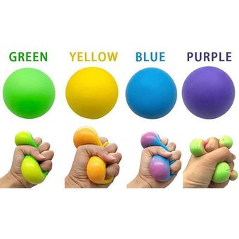 Estrés pasta suave Bolas colores que cambian tensión es una bomba para niños y adultos 