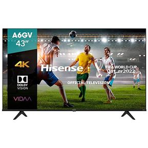 Pantalla Hisense 43 4K Smart TV UHD 43A6GV