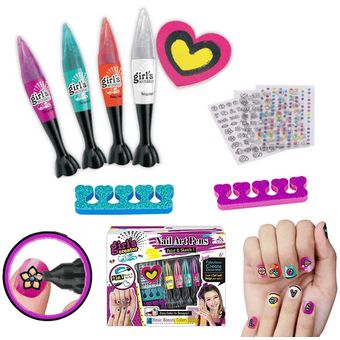 Set de Pegatinas Decorativas: Manicure Express.