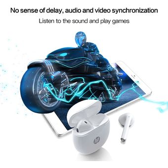 Auriculares inalámbricos bluetooth TWS Hp HN10 HiFi touch Blanco 